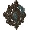 Ekena Millwork Katheryn Ceiling Medallion, Hand-Painted Bronze Blue Patina, 22 1/2"W x 30 3/8"H x 1 1/2"P CM30KTBBS - alternate 3
